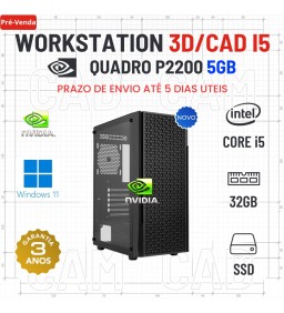 WORKSTATION 3D/CAD CADNEXUS NOVO | i5-12400F | 32GB RAM | 960GB SSD | QUADRO P2200 5GB