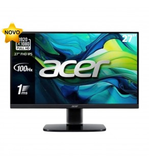 MONITOR TFT NOVO | ACER KA272EBI | 27" FULLHD IPS 100HZ