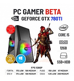PC GAMER BETA GTX780TI i5-4460 12GB RAM SSD+HDD