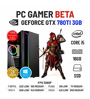 PC GAMER BETA | GTX780TI-3GB | i5-4430 | 16GB RAM | 240GB SSD
