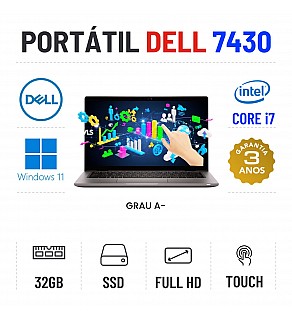 DELL LATITUDE 7430 | 14" TOUCH FULLHD | i7-1265U | 32GB RAM | 240GB SSD