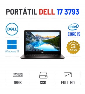 DELL INSPIRON 17 3793 | 17" FULLHD | i5-1035G1 | 16GB RAM | 480GB SSD