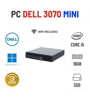 DELL OPTIPLEX 3070 MICRO/MINI | i5-9500T | 16GB RAM | 240GB SSD OFERTA OFFICE