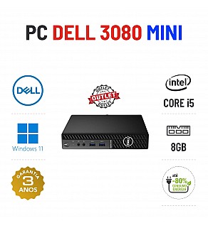 DELL 3080 MICRO/MINI | i5-10500T | 8GB RAM | 240GB SSD | OFERTA DE OFFICE 2021