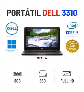 DELL LATITUDE 3310 | 13.3" FULLHD | i5-8265U | 8GB RAM | 240GB SSD