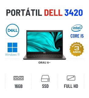 DELL LATITUDE 3420 | 14" FULLHD | I5-1135G7 | 16GB | 480GB SSD 