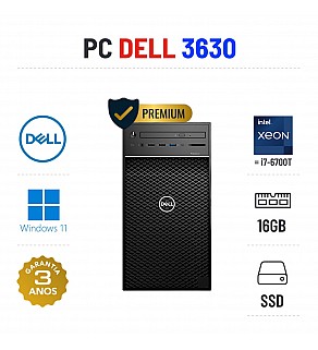 DELL PRECISION 3630 TOWER | XEON = i7-6700T | 16GB RAM | 240GB SSD | OFERTA DE OFFICE 2021