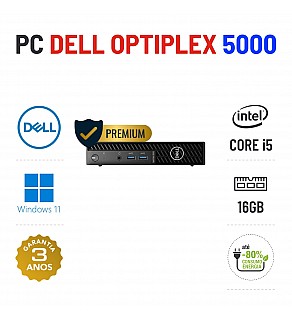 DELL OPTIPLEX 5000 MICRO/MINI | i5-12500T | 16GB RAM | 480GB SSD | OFERTA DE OFFICE 2021