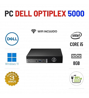 DELL OPTIPLEX 5000 MICRO/MINI | i5-12500T | 8GB RAM | 240GB SSD | OFERTA DE OFFICE 2021