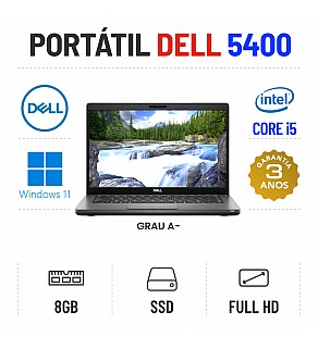 DELL LATITUDE 5400 | 14" FULLHD | i5-8265U | 8GB RAM | 240GB SSD OFERTA MALA