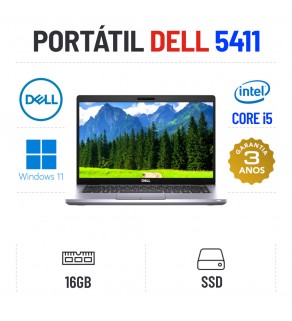 DELL LATITUDE 5411 | 14" | i5-10400H | 16GB RAM | 240GB SSD