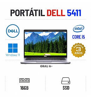 DELL LATITUDE 5411 | 14" | i5-10400H | 16GB RAM | 240GB SSD OFERTA OFFICE 2021
