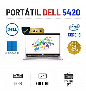 DELL LATITUDE 5420 | 14" FULLHD | i5-1135G7 | 16GB RAM | 240GB SSD | OFERTA DE OFFICE 2021 DELL LATITUDE 5420 | 14" FULLHD | i5-1135G7 | 16GB RAM | 240GB SSD | OFERTA DE OFFICE 2021