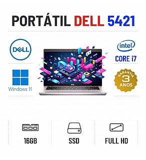 DELL LATITUDE 5421 | 14" FULLHD | I7-11850H | 16GB RAM | 480GB SSD | OFERTA DE OFFICE