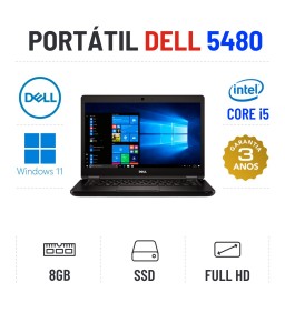 DELL LATITUDE 5480 | 14.1" FULLHD | i5-7440HQ | 8GB RAM | 240GB SSD