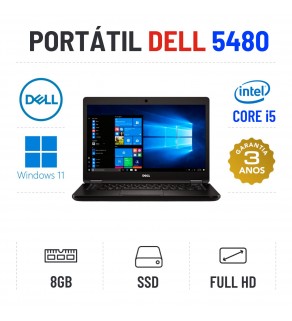 DELL LATITUDE 5480 | 14.1" FULLHD | i5-7440HQ | 8GB RAM | 240GB SSD