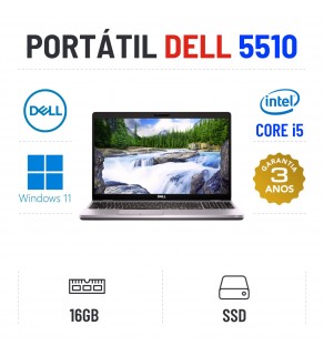 DELL LATITUDE 5510 | 15.6" | I5-10210U | 16GB RAM | 240GB SSD OFERTA OFFICE