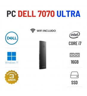 DELL OPTIPLEX 7070 ULTRA MICRO/MINI | i7-8665U | 16GB RAM | 480GB SSD OFERTA OFFICE