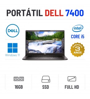 DELL LATITUDE 7400 | 14" FULLHD | i5-8265U | 16GB RAM | 240GB SSD OFERTA OFFICE