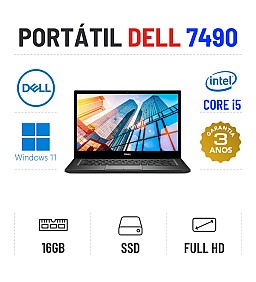 DELL LATITUDE 7490 | 14" FULLHD | i5-8250U | 16GB RAM | 240GB SSD