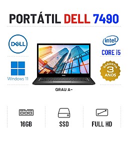 DELL LATITUDE 7490 | 14" FULLHD | i5-8250U | 16GB RAM | 240GB SSD