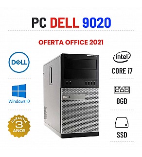 DELL 9020 MIDTOWER | I7-4790 | 8GB RAM | 240GB SSD OFERTA OFFICE 2021
