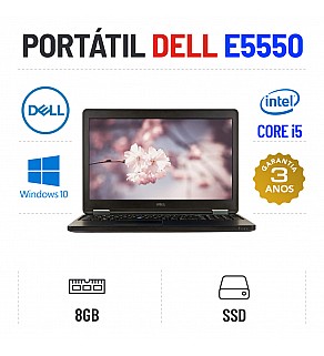 DELL LATITUDE E5550 15.6" i5-5300u 8GB RAM 240GB SSD 