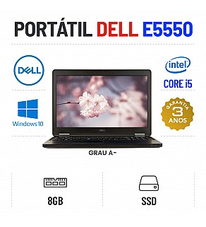 DELL LATITUDE E5550 15.6" i5-5300u 8GB RAM 240GB SSD 