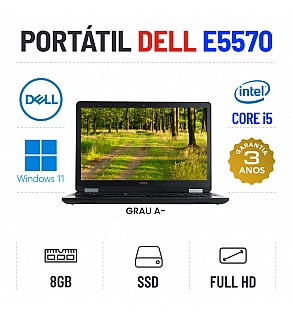 DELL LATITUDE E5570 15.6" FULLHD i5-6200 8GB RAM 120GB SSD