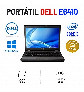 DELL LATITUDE E6410 14.1" CORE i5 SSD BATERIA NOVA