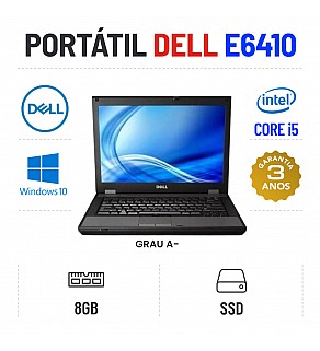DELL LATITUDE E6410 | 14.1" | CORE i5 | 8GB RAM | SSD