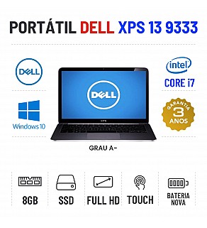 DELL XPS 13 9333 | 13.3" TOUCH FULLHD | i7-4510U | 8GB RAM | 240GB SSD | BATERIA NOVA | OFERTA OFFICE 2019