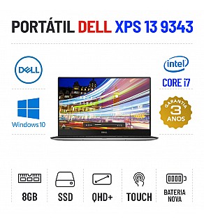 DELL XPS 13 9343 | 13.3" TOUCH QHD+ | i7-5500U | 8GB RAM | 240GB SSD | BATERIA NOVA