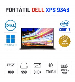 DELL XPS 13 9343 | 13.3" TOUCH QHD+ | i7-5500U | 8GB RAM | 240GB SSD | BATERIA NOVA