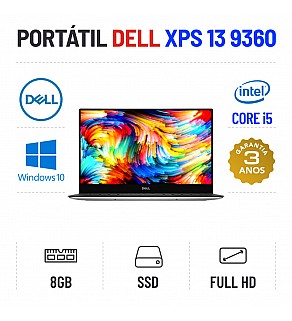 DELL XPS 13 9360 | 13.3" FULLHD | i5-7200U | 8GB RAM | 240GB SSD 