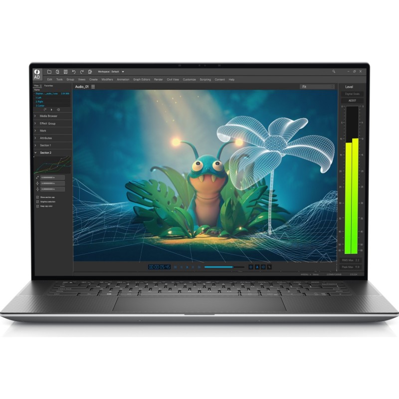 Dell PRECISION 5570 | 15.6" TOUCH 4K | I7-12800H | 32GB RAM | 480GB Ssd | RTX A1000 4GB