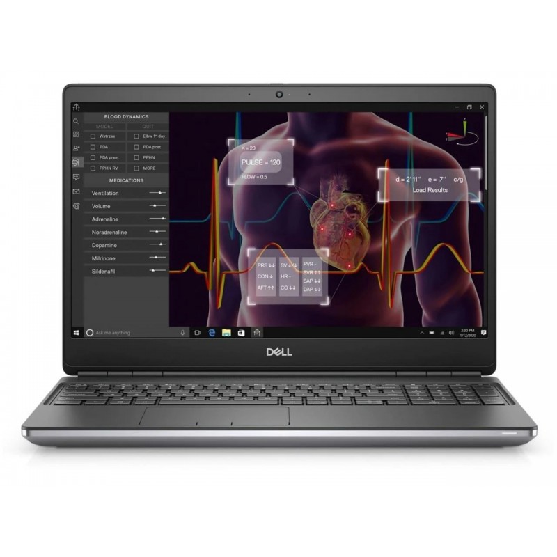 Dell PRECISION 7560 | 15.6" 4K | I9-11950H | 32GB RAM | Ssd+SSD | Quadro RTX A2000 4GB