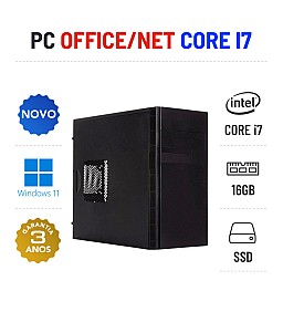 PC NOVO OFFICE/NET | I7-11700 | 16GB RAM | 480GB SSD OFERTA OFFICE 2021