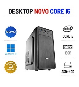 DESKTOP NOVO | I5-10400F | 16GB RAM | SSD+HDD