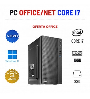 PC NOVO OFFICE/NET | I7-11700 | 16GB RAM | 480SSD | OFERTA OFFICE 2019