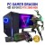 CONJUNTO GAMER DRAGON | RTX2060-6GB | XEON 10 CORES SUPERIOR I7-9700 | 16GB RAM | 480GB SSD COM MONITOR + ACESSORIOS