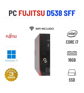 FUJITSU ESPRIMO D538 SFF | i7-8700 | 16GB RAM | 240GB SSD OFERTA OFFICE