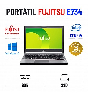 FUJITSU LIFEBOOK E734 | 13.3" | i5-4210M | 8GB RAM | SSD