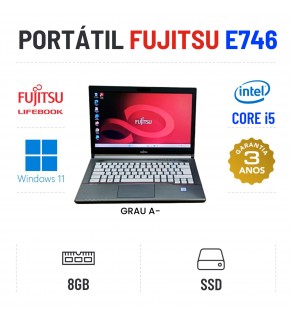 FUJITSU LIFEBOOK E746 | 14" | i5-6300U | 8GB RAM | 240GB SSD