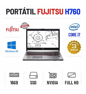 FUJITSU CELSIUS H760 | 15.6" FULLHD | i7-6820HQ | 16GB RAM | 240GB SSD | QUADRO M2000M 4GB
