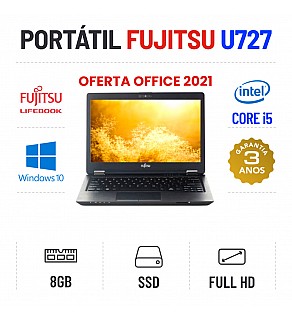 FUJITSU LIFEBOOK U727 | 12.5" FULLHD | i5-6200U | 8GB RAM | 240GB SSD OFERTA OFFICE 2021