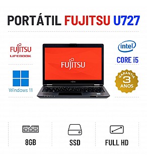 FUJITSU LIFEBOOK U727 | 12.5" FULLHD | i5-6200U | 8GB RAM | 240GB SSD OFERTA OFFICE