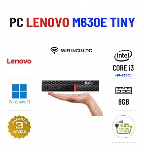 LENOVO THINKCENTRE M630E MINI | i3=i5-7300u | 8GB RAM | 240GB SSD | OFERTA DE OFFICE 2021