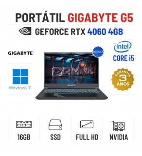 GIGABYTE G5 | 15.6" FULLHD 144Hz | I5-13500H | 16GB RAM | 960GB SSD | RTX4060 8GB