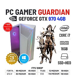 PC GAMER GUARDIAN | GTX970-4GB | I7-4770 | 16GB RAM | SSD+HDD